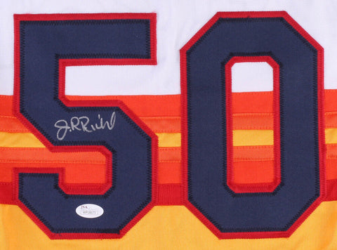 J. R. Richard Signed Houston Astros Jersey (JSA COA) 2×NL K Leader 1978-1979