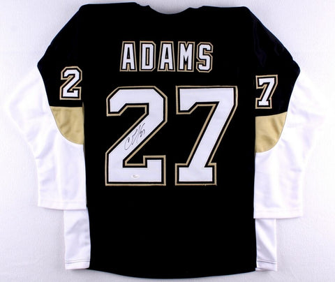 Craig Adams Signed Pittsburgh Penguins Black Jersey (JSA)