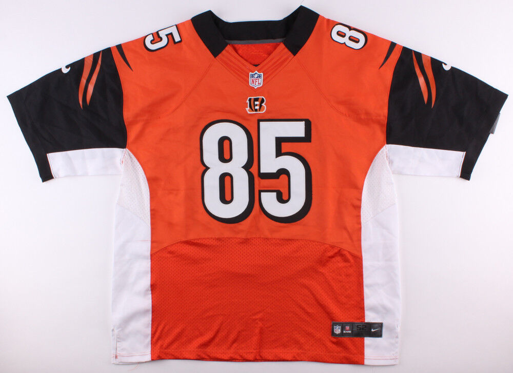 Tyler Eifert Twice-Signed Cincinnati Bengals Custom Jersey (JSA Hologram)