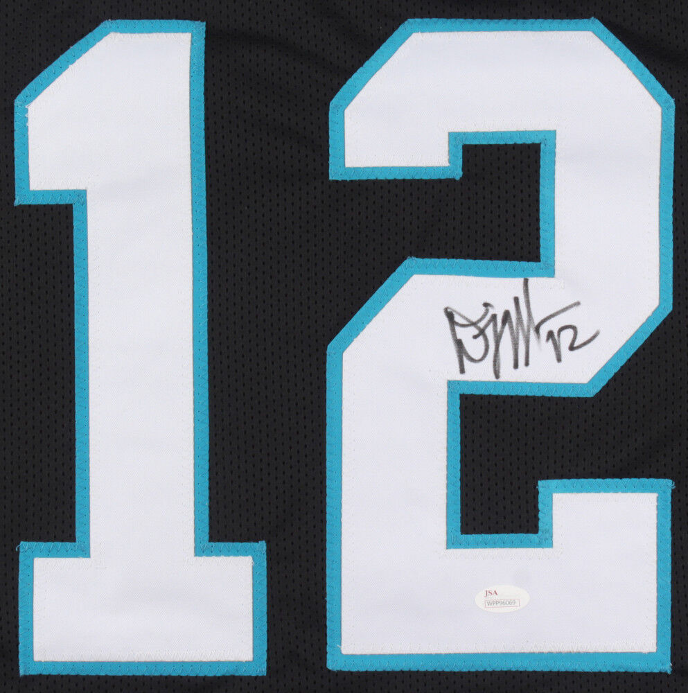 D. J. Moore Signed Panthers Jersey (JSA Hologram) Carolina 2018 1st Rd Draft Pck
