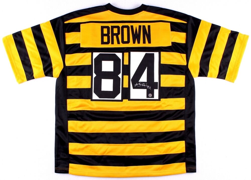 Antonio Brown Signed Pittsburgh Steelers Jersey (TSE) 6× Pro Bowl Wide Receiver