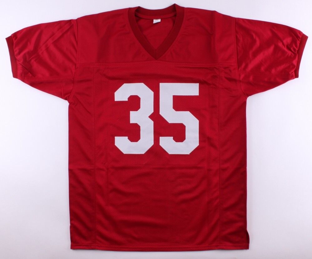 Aeneas Williams Signed Red Cardinals Jersey Inscribed "HOF 14" (JSA Hologram)