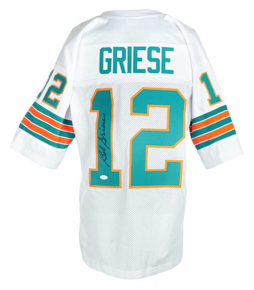 Bob Griese Signed Miami Dolphins Jersey (JSA COA) / 2×Super Bowl Champ VII,VIII