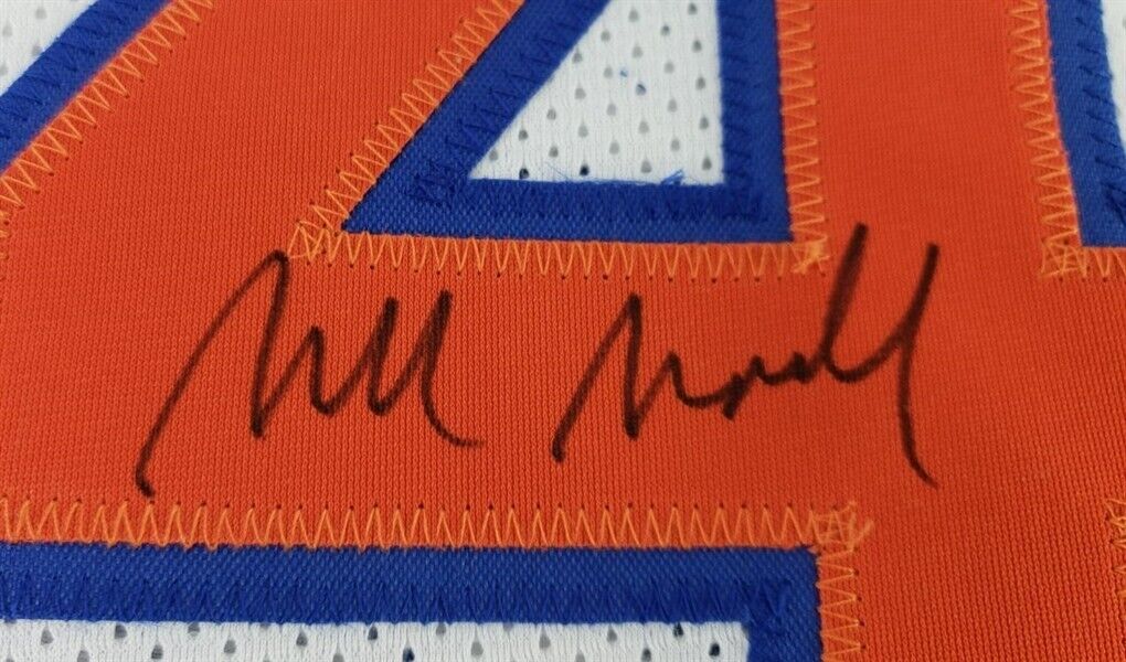 Bill Bradley Signed New York Knicks Jersey (JSA COA) 2×NBA Champion (1970, 1973)