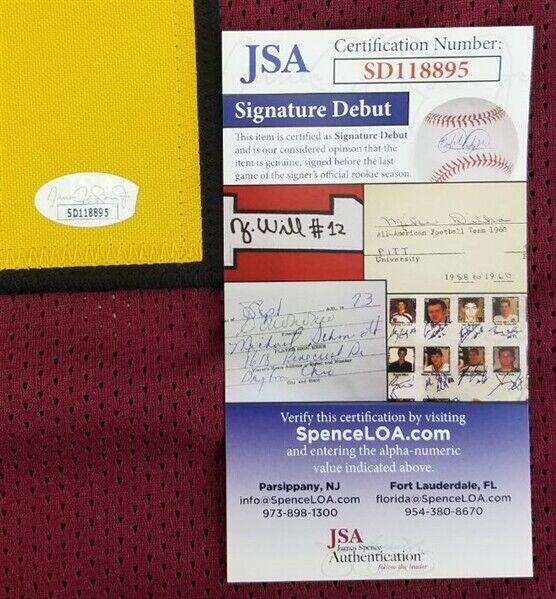Frank Darby Signed Arizona State Sun Devils Jersey (JSA COA) Atlanta Falcons W.R