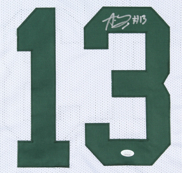 Allen Lazard Autographed Green Bay Packers Yellow NFL Football Jersey JSA