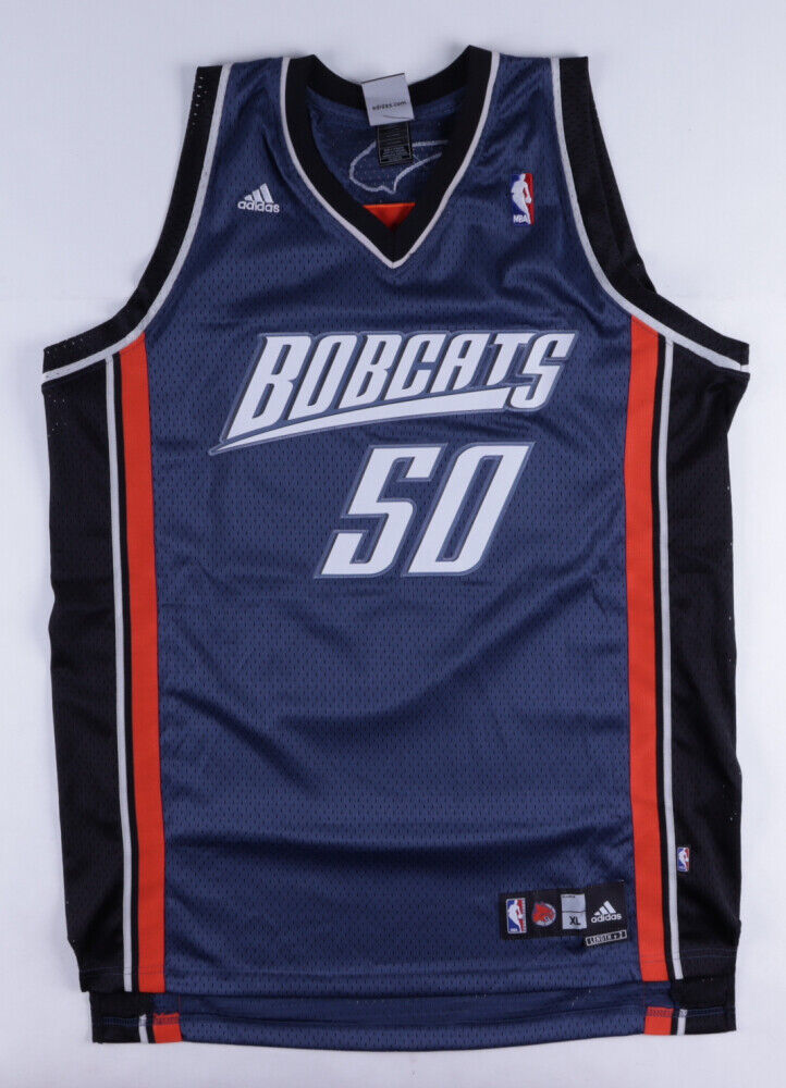 Emeka Okafor Signed Charlotte Bobcats Custom Style Jersey (Beckett COA)