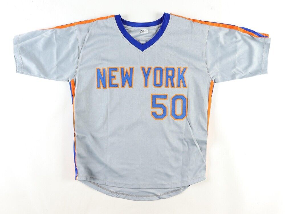 Sid Fernandez Signed New York Mets Jersey (JSA COA) 1986 World Champion Pitcher
