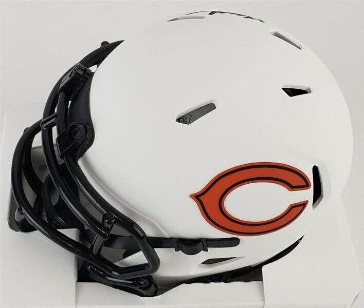 D.J. Moore Signed Chicago Bear Lunar Eclipse Alternate Speed Mini Helmet Beckett