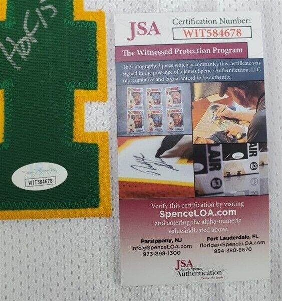 Spencer Haywood Signed Seattle Supersonics Jersey Inscribed "HOF 15" (JSA COA)