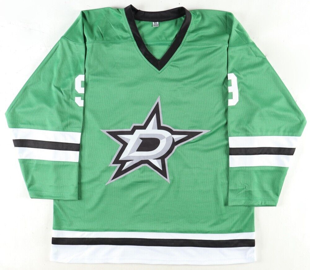 Mike Modano Signed Dallas Stars Green Jersey (JSA COA) 1999 Stanley Cup Champ