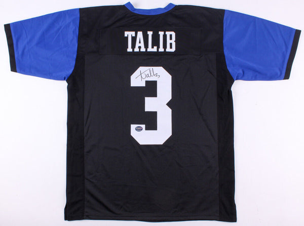 Aqib Talib Signed Kansas Jayhawks Jersey Prova COA Broncos Rams Pr confinescollectibles