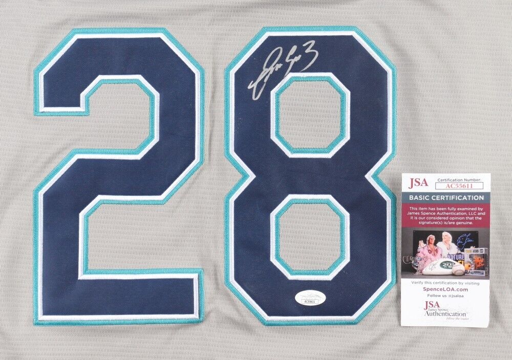 Eugenio Suarez Signed Seattle Mariner Nike Jersey (JSA COA) All Star 3rd Baseman