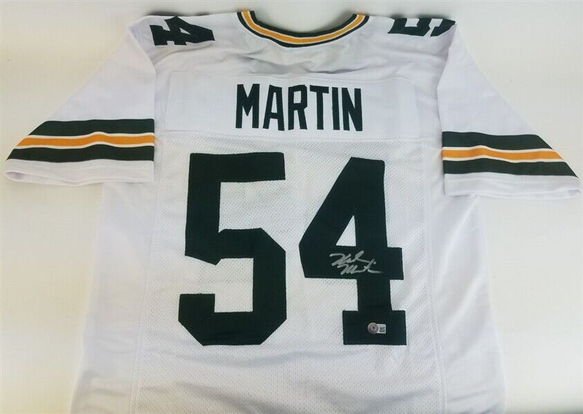 Kamal Martin Signed Green Bay Packers Jersey (Beckett Holo) 2nd Year Linebacker