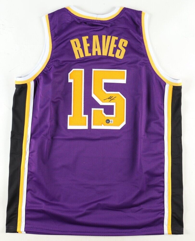 Austin Reaves Signed Los Angeles Lakers Jersey (Beckett) Ex-Oklahoma Guard