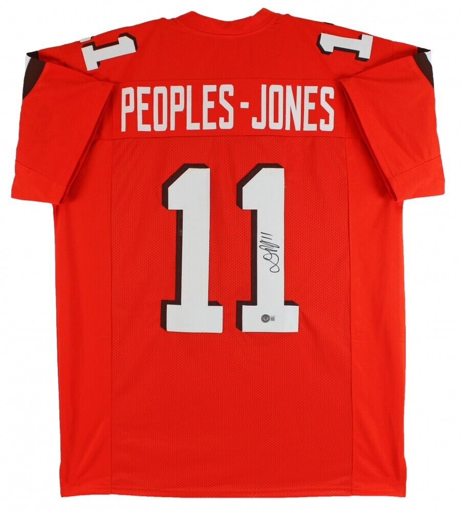 Donovan Peoples-Jones Signed Cleveland Browns Jersey (Beckett COA) 2020 Pick W.R