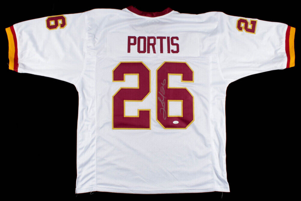 Clinton Portis Signed Washington Redskins Jersey (JSA COA) 2×Pro Bowl RB