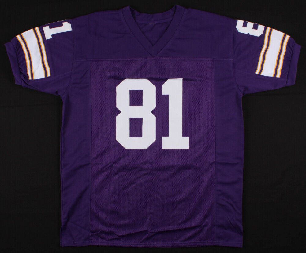 Anthony Carter Signed Vikings Jersey (JSA COA) Minnesota's 3xPro Bowl Receiver