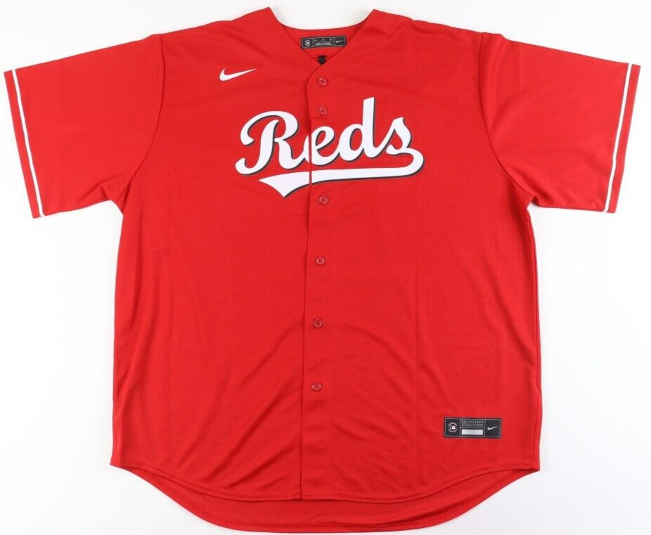 Hunter Greene Signed Cincinnati Reds Nike MLB Jersey (Fanatics & MLB) Pitcher