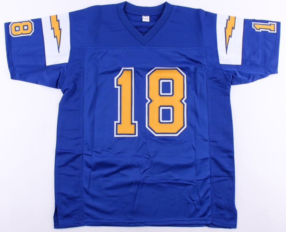 Charlie Joiner Signed Chargers Jersey Inscribed "HOF 96" (JSA) 3× Pro Bowl