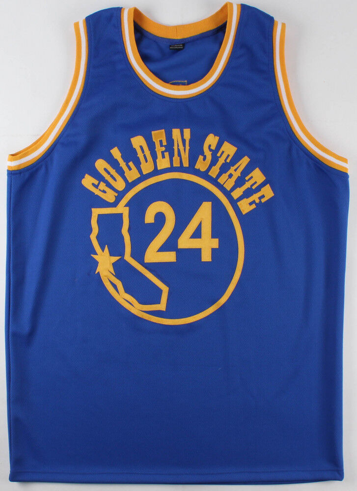 Rick Barry Signed Warriors Jersey Inscribed "HOF 1987" (JSA COA) 1975 NBA Champs