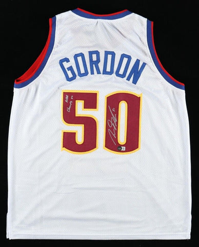 Aaron Gordon Signed Denver Nuggets Jersey Inscribed "NBA Champs 23" (Beckett)