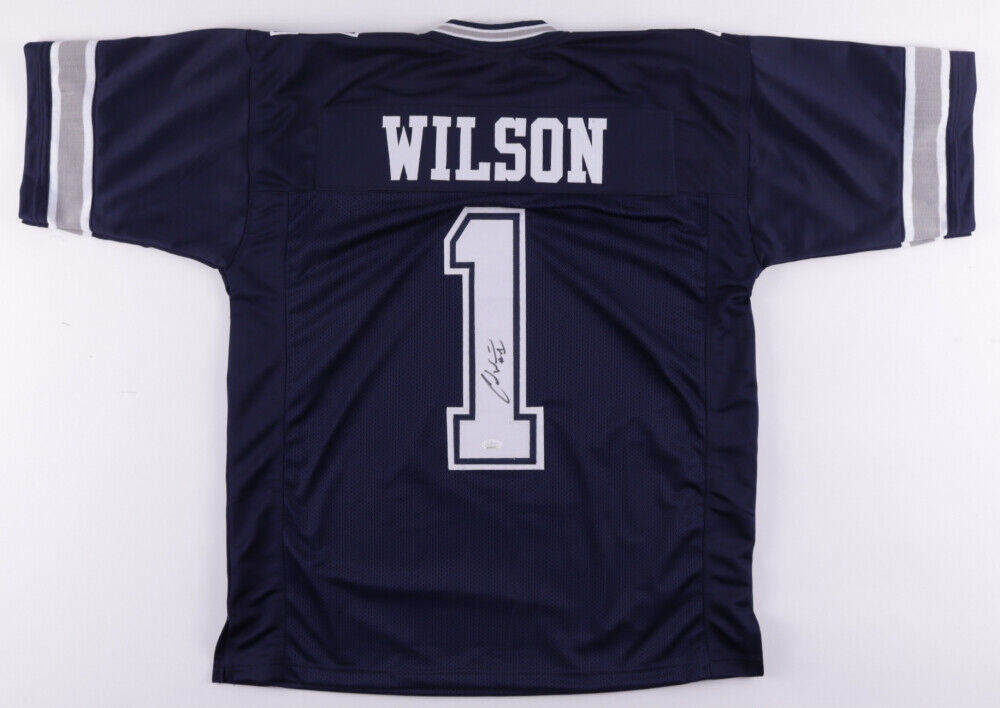 Cedrick Wilson Jr Signed Cowboys Jersey (JSA Holo) Dallas Draft Pick 2018 / W R