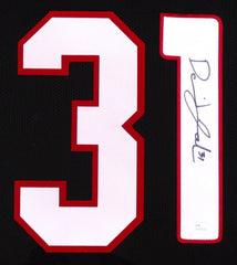 David Johnson Signed Arizona Cardinals 35x43 Custom Framed Jersey (JSA COA)