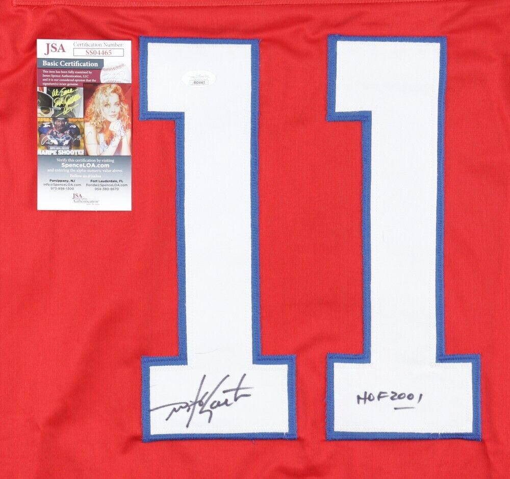 Mike Gartner Signed Washington Capitals Jersey Inscribed "HOF 01" (JSA COA)
