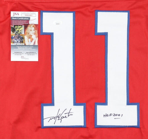 Mike Gartner Signed Washington Capitals Jersey Inscribed "HOF 01" (JSA COA)