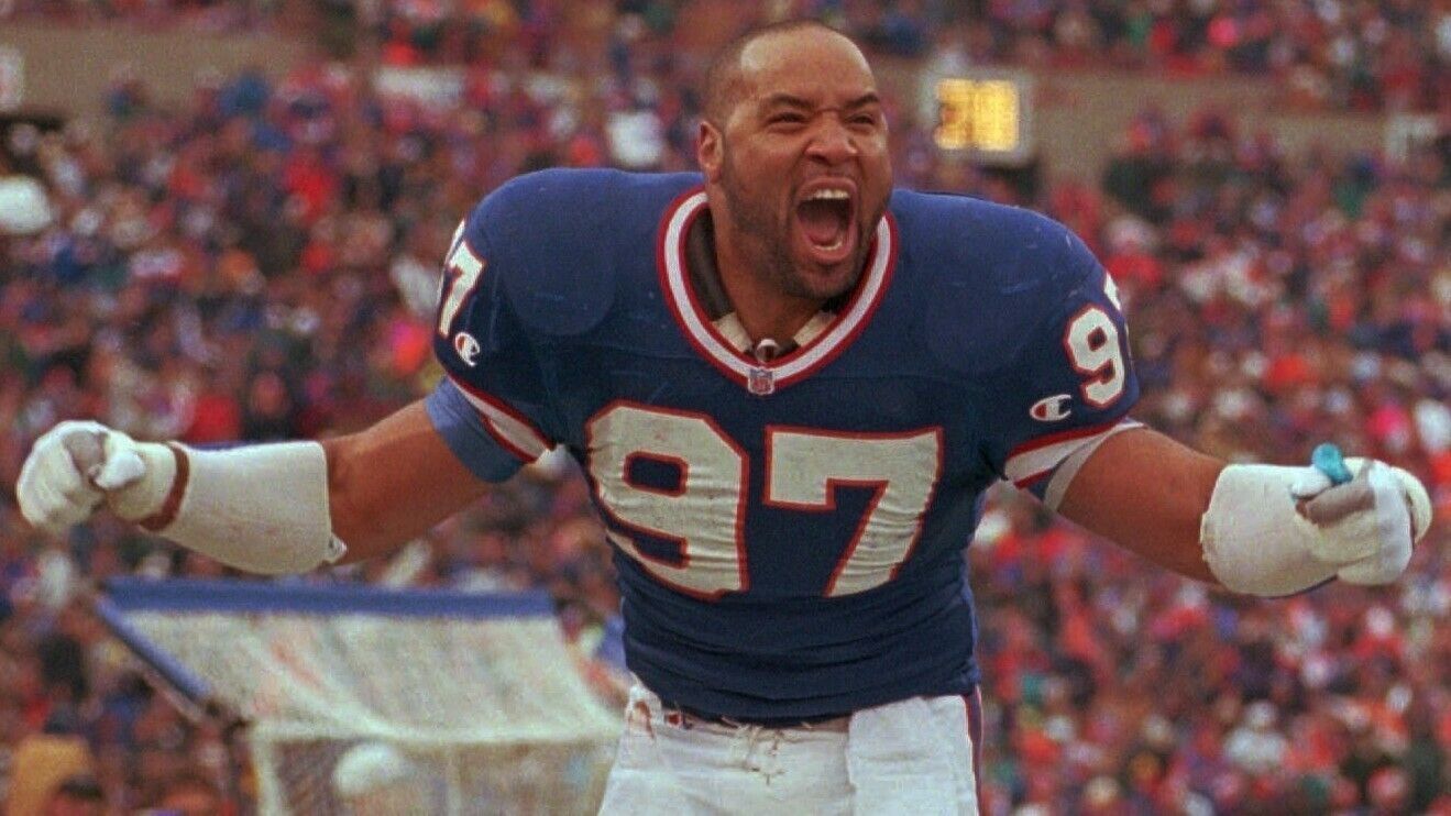 Cornelius Bennett Signed Buffalo Bills Jersey (JSA COA) Played in 5 Super Bowls