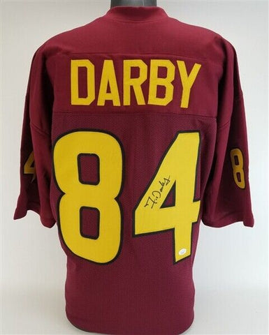 Frank Darby Signed Arizona State Sun Devils Jersey (JSA COA) Atlanta Falcons W.R