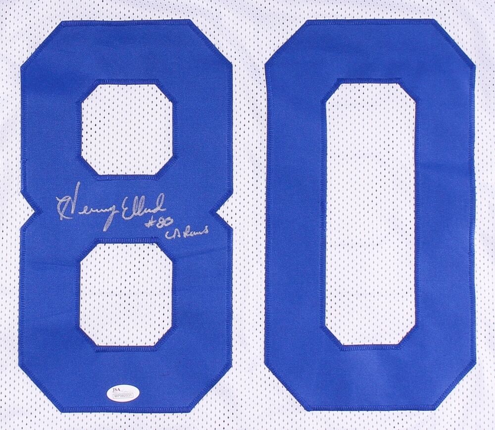 Henry Ellard Signed Los Angeles Rams Jersey (JSA COA) 3xPro Bowl Wide Receiver