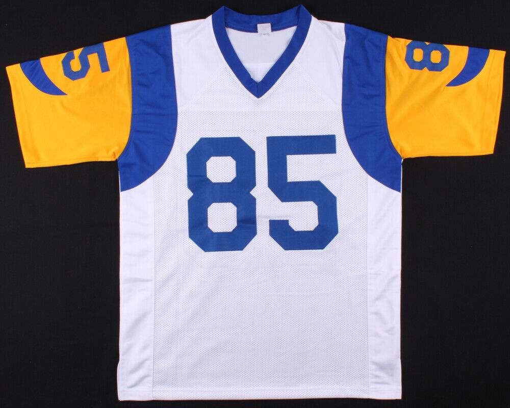 Jack Youngblood Signed Custom Los Angeles Rams Jersey (Schwartz) 7×Pro Bowl D.E