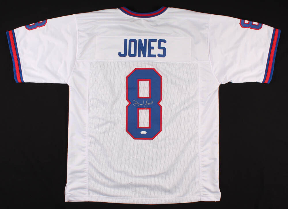 Daniel Jones Signed Giants Jersey (JSA COA) New York 2019 #1 Draft Pick Q.B.