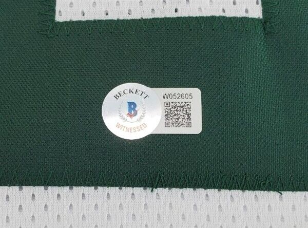 Aaron Jones Signed Green Bay Packers Jersey (Beckett) 2020 Pro Bowl Running Back