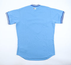 Joe Carter Signed Toronto Blue Jays Majestic Jersey (JSA) 1993 W.S. Winning H.R.