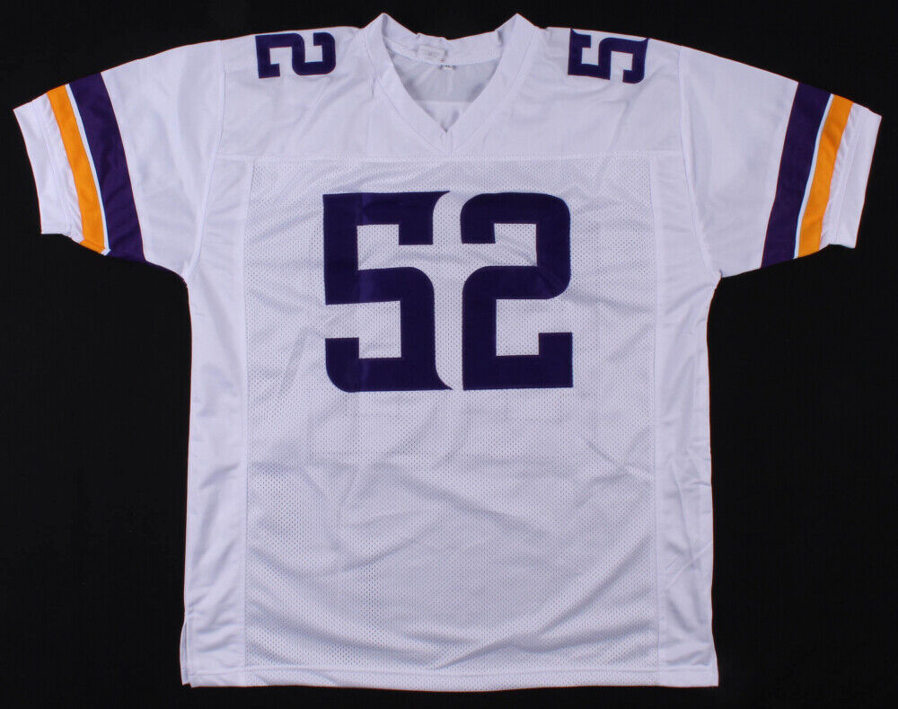 Chad Greenway Signed Minnesota Vikings Jersey (TSE COA) 2xPro Bowl Linebacker
