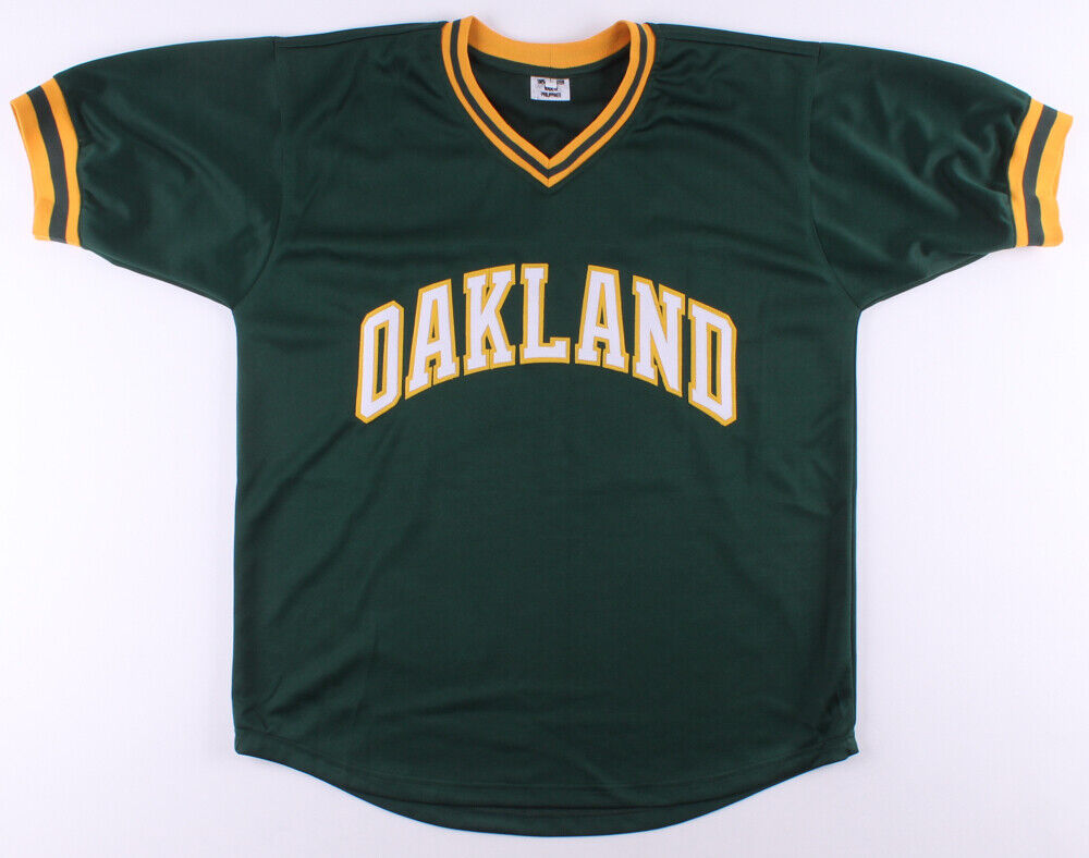 Dave Stewart Signed Oakland Athletics Jersey (JSA COA) 3xWorld Series Champion