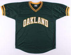 Dave Stewart Signed Oakland Athletics Jersey (JSA COA)  3xWorld Series Champion