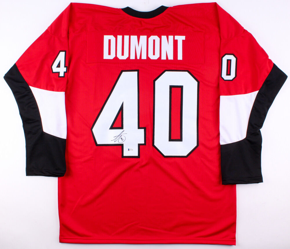 Gabriel Dumont Signed Senators Jersey (Beckett COA) Playing career 2009–present