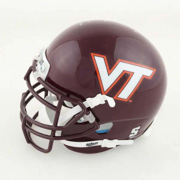 Bruce Smith Signed Virginia Tech Hokies Mini Helmet (Beckett) Buffalo –