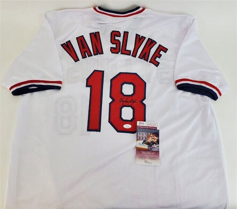 Andy Van Slyke Signed St Louis Cardinals Jersey (JSA COA) 3×All-Star Outfielder