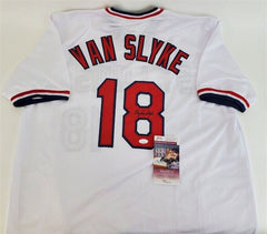 Andy Van Slyke Signed St Louis Cardinals Jersey (JSA COA) 3×All-Star Outfielder