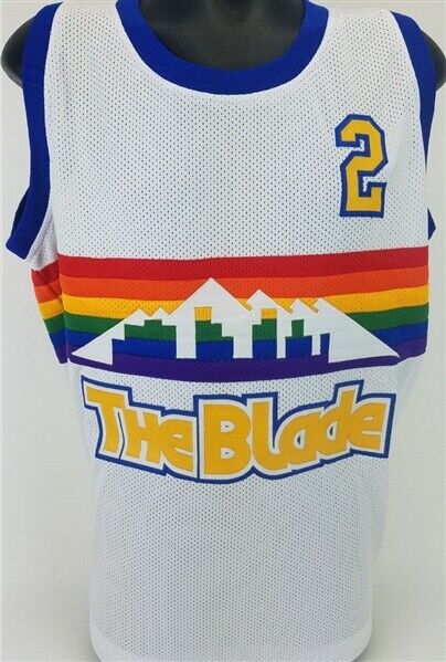 Alex English Signed Denver Nuggets Jersey (PSA COA) 8xNBA All-Star (1982–1989)