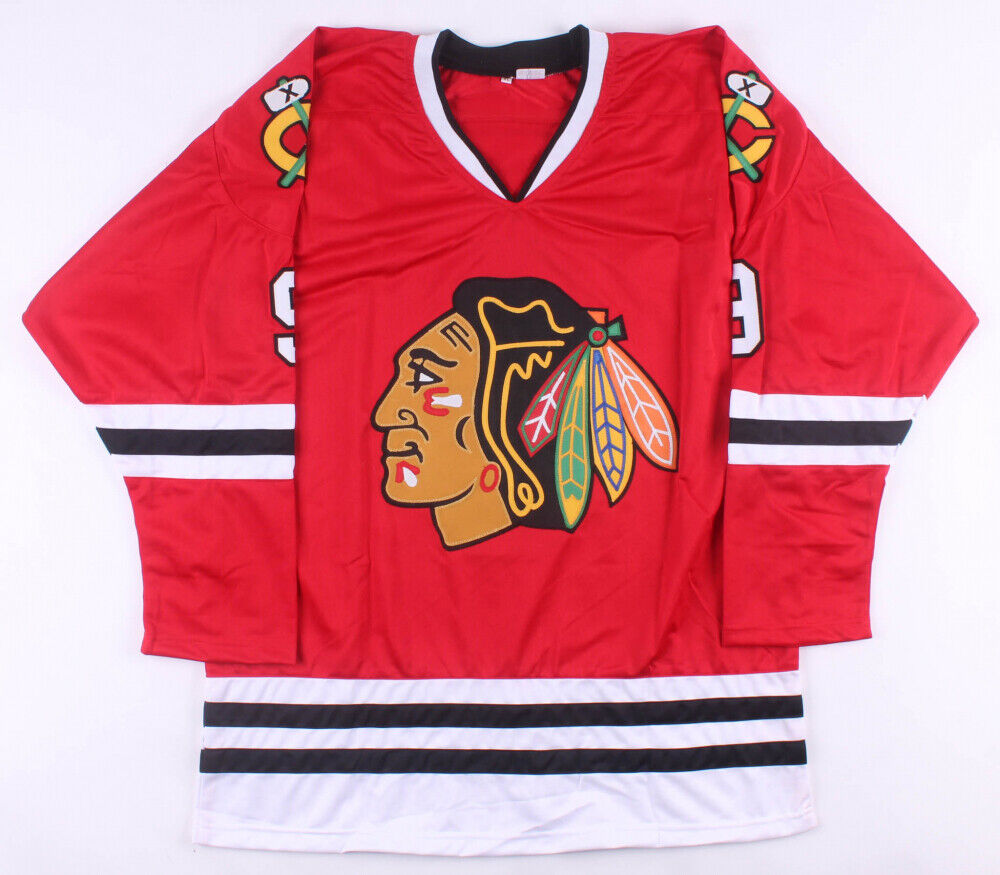 Bobby Hull Signed Jersey Inscribed "The Golden Jet" & "HOF 1983" (Beckett COA)