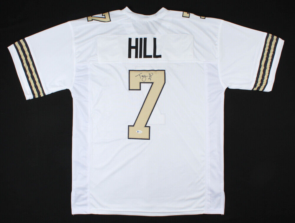 Taysom Hill Signed New Orleans Saints Jersey (Beckett COA) Q B "Utility Player"