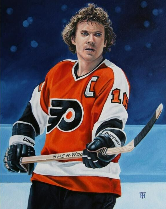 Bernie Parent & Bobby Clarke Signed Flyers 16x20 Photo Inscibd "HOF 84"(JSA COA)