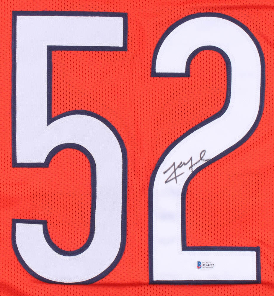 Khalil Mack Signed Chicago Bears Jersey (Beckett COA) 6xPro Bowl Linebacker