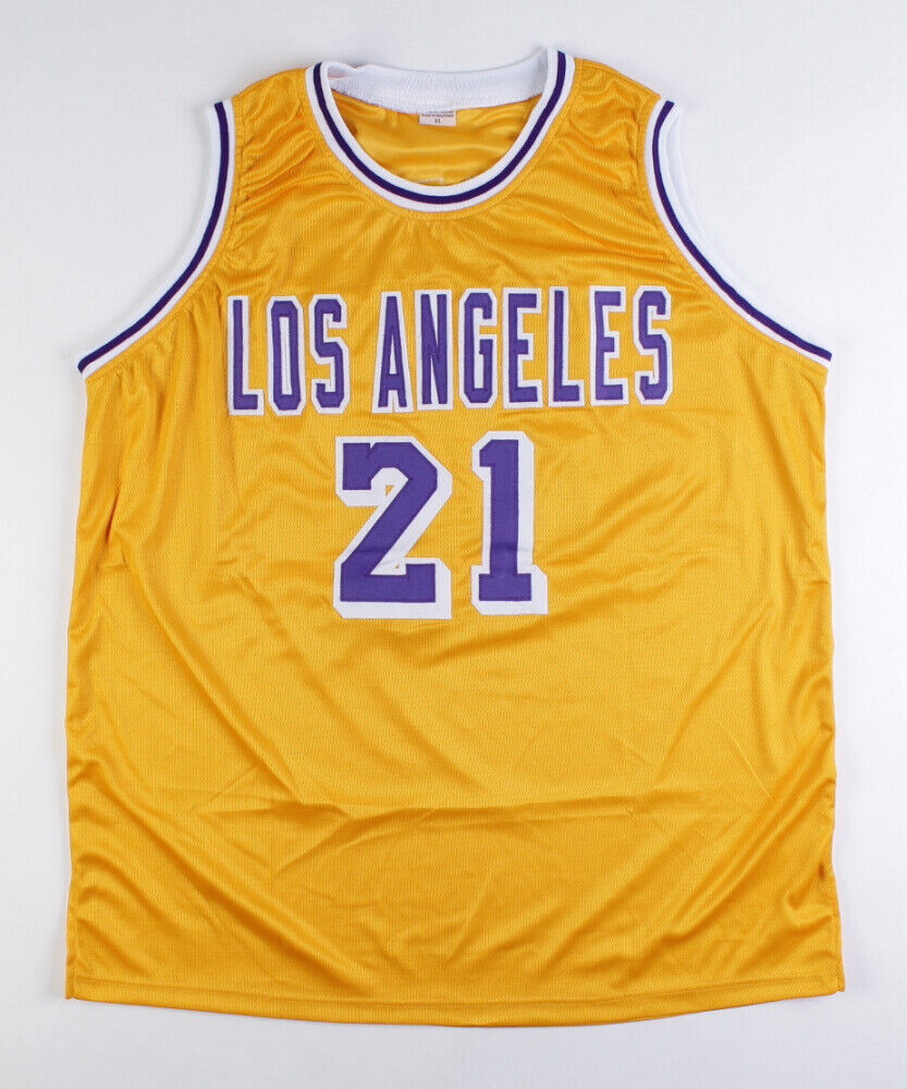 Michael Cooper Signed Los Angeles Lakers Jersey Inscribed L.A. Lakers PSA COA
